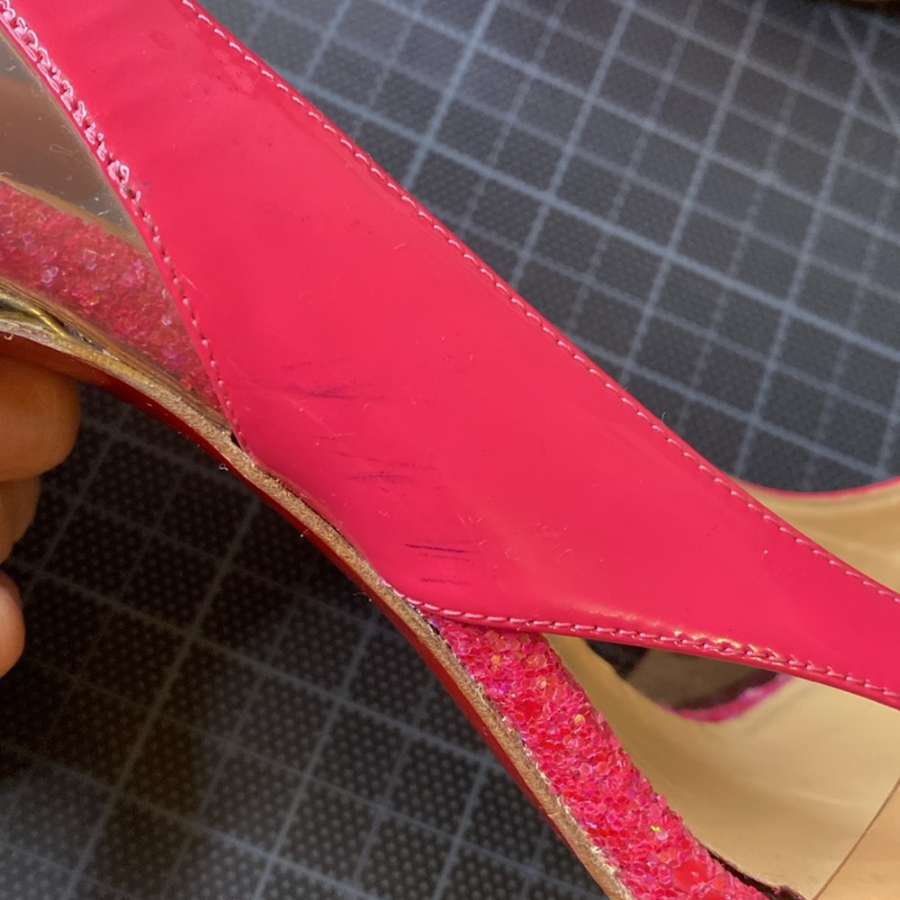 Christian Louboutin Galata 120CM multi color patent leather Heels Size EU 40 - Picture 11 of 12